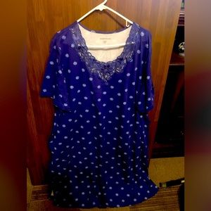 Cute blue casual dress